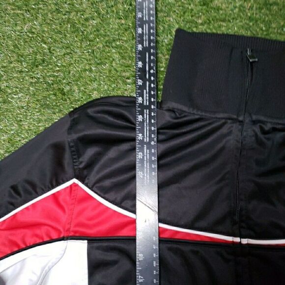 Portland Trail Blazers Mens Red Large NBA Full Zip Warm Up Sports 4800 - Picture 6 of 9